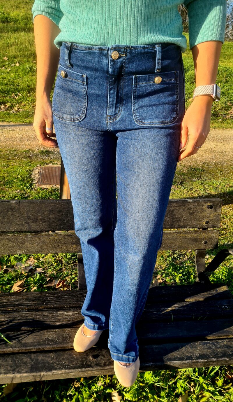 PANTALÓN VAQUERO RECTO - Imagen 4