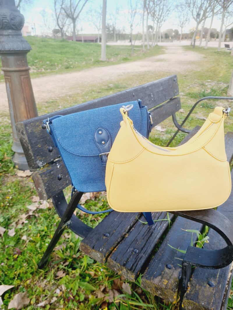 Bolso amarillo polipiel - Imagen 3