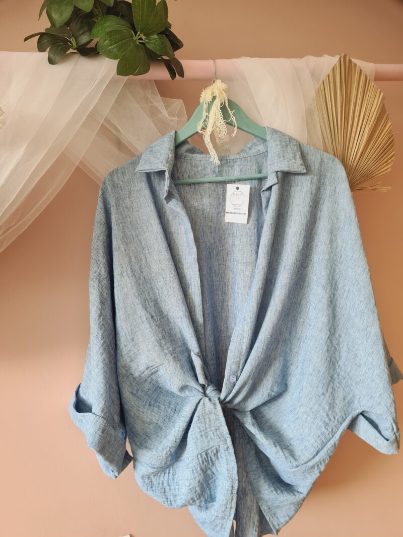 Conjunto Pantalón y Blusa Lino - Imagen 3