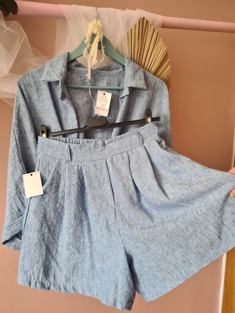 Conjunto Pantalón y Blusa Lino - Imagen 4