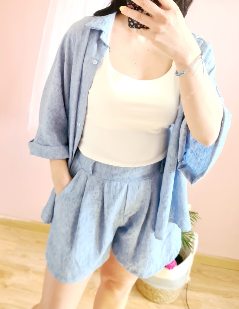 Conjunto Pantalón y Blusa Lino - Imagen 9