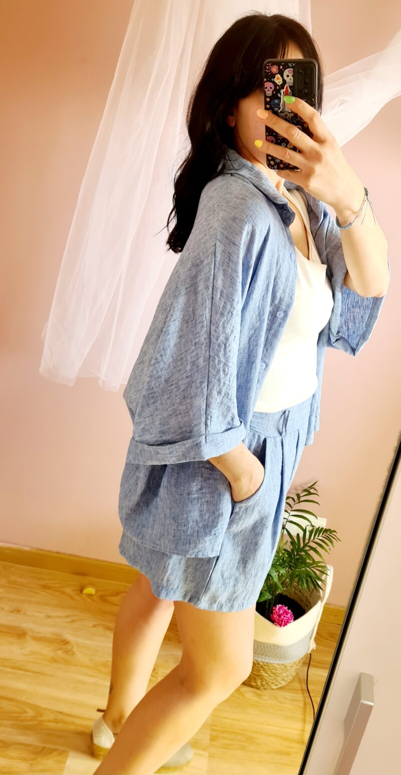 Conjunto Pantalón y Blusa Lino - Imagen 5