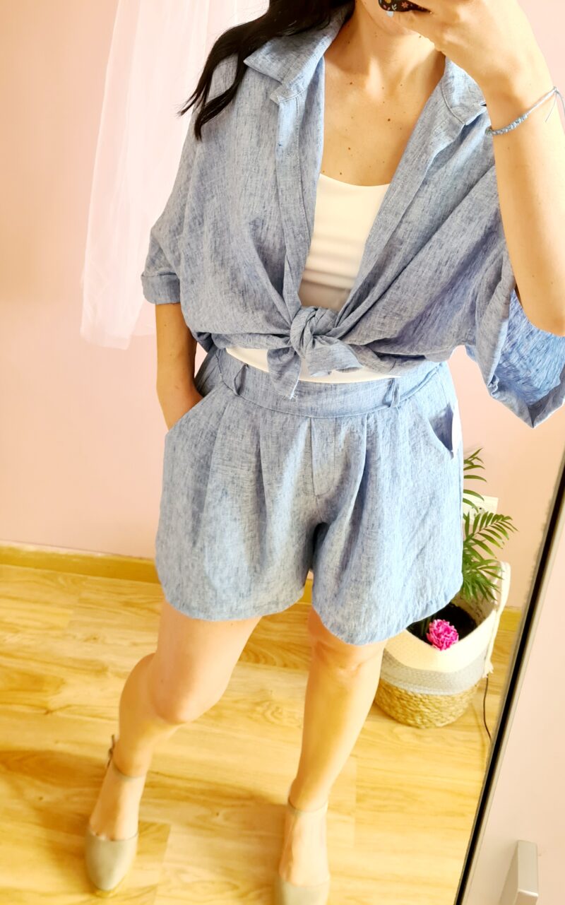 Conjunto Pantalón y Blusa Lino - Imagen 8