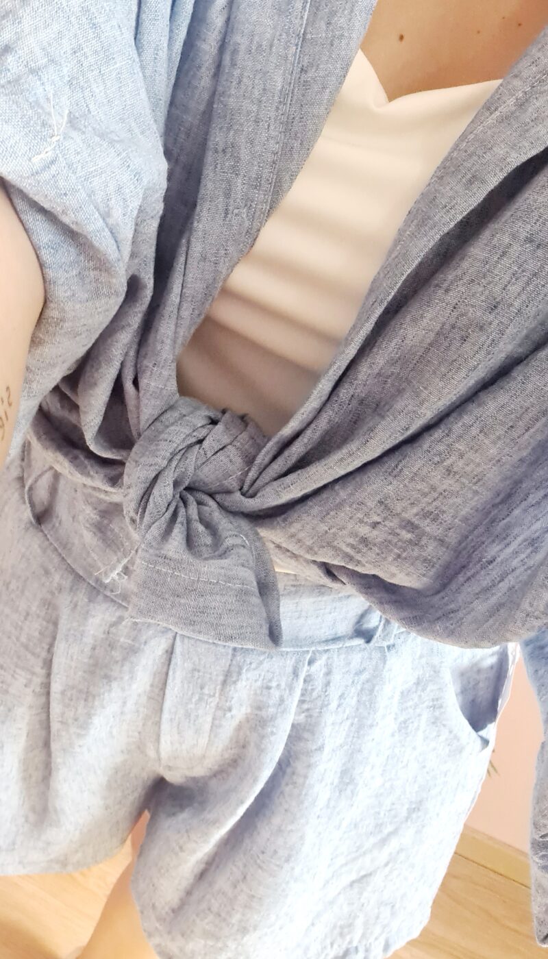 Conjunto Pantalón y Blusa Lino - Imagen 7