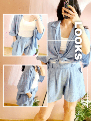 Conjunto Pantalón y Blusa Lino