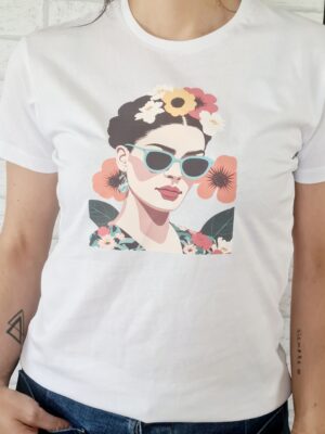Camiseta Blanca Frida