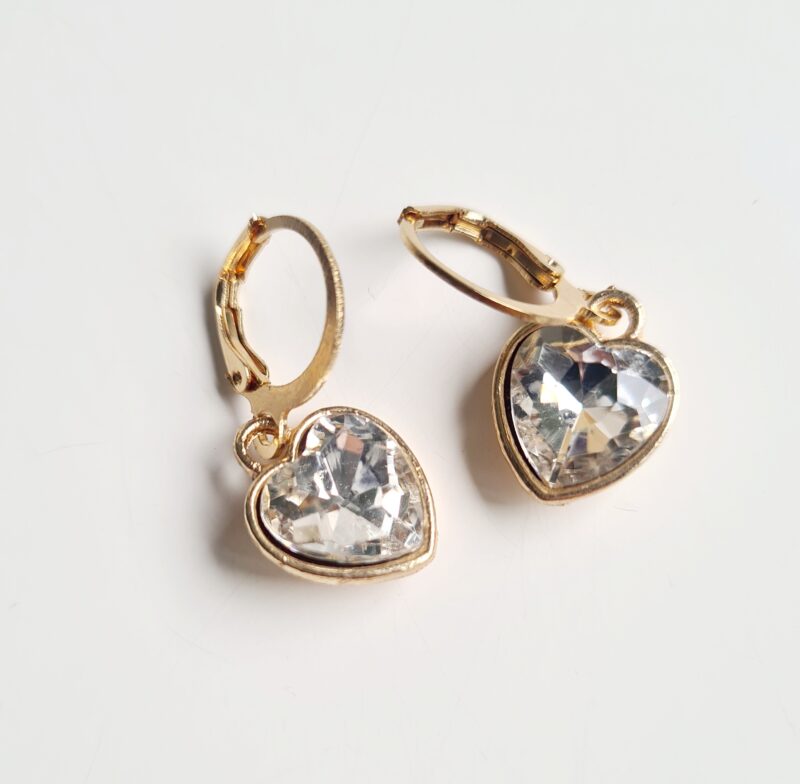 Pendientes Corazón Diamante - Imagen 4