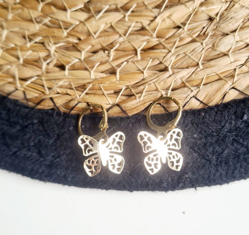 Pendientes Mariposa calada